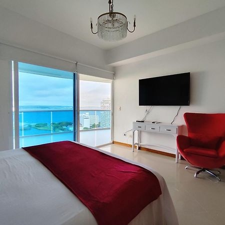 Apartamento De Lujo Con Vista Al Mar - Excelente Ubicacion Cartagena Екстер'єр фото
