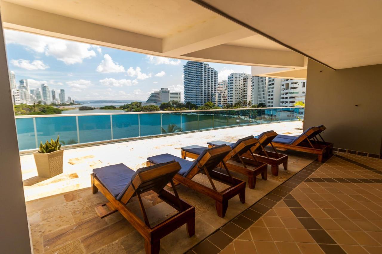 Apartamento De Lujo Con Vista Al Mar - Excelente Ubicacion Cartagena Екстер'єр фото