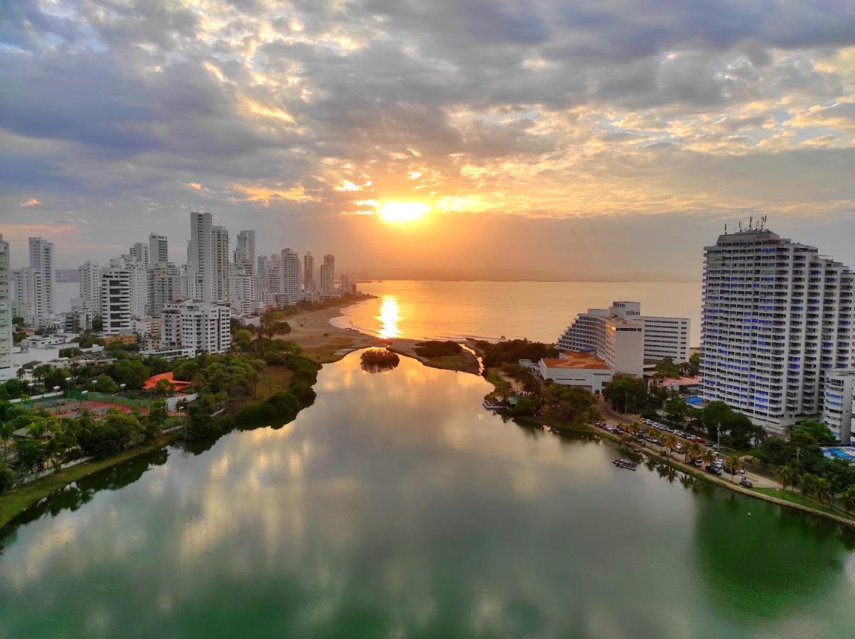 Apartamento De Lujo Con Vista Al Mar - Excelente Ubicacion Cartagena Екстер'єр фото