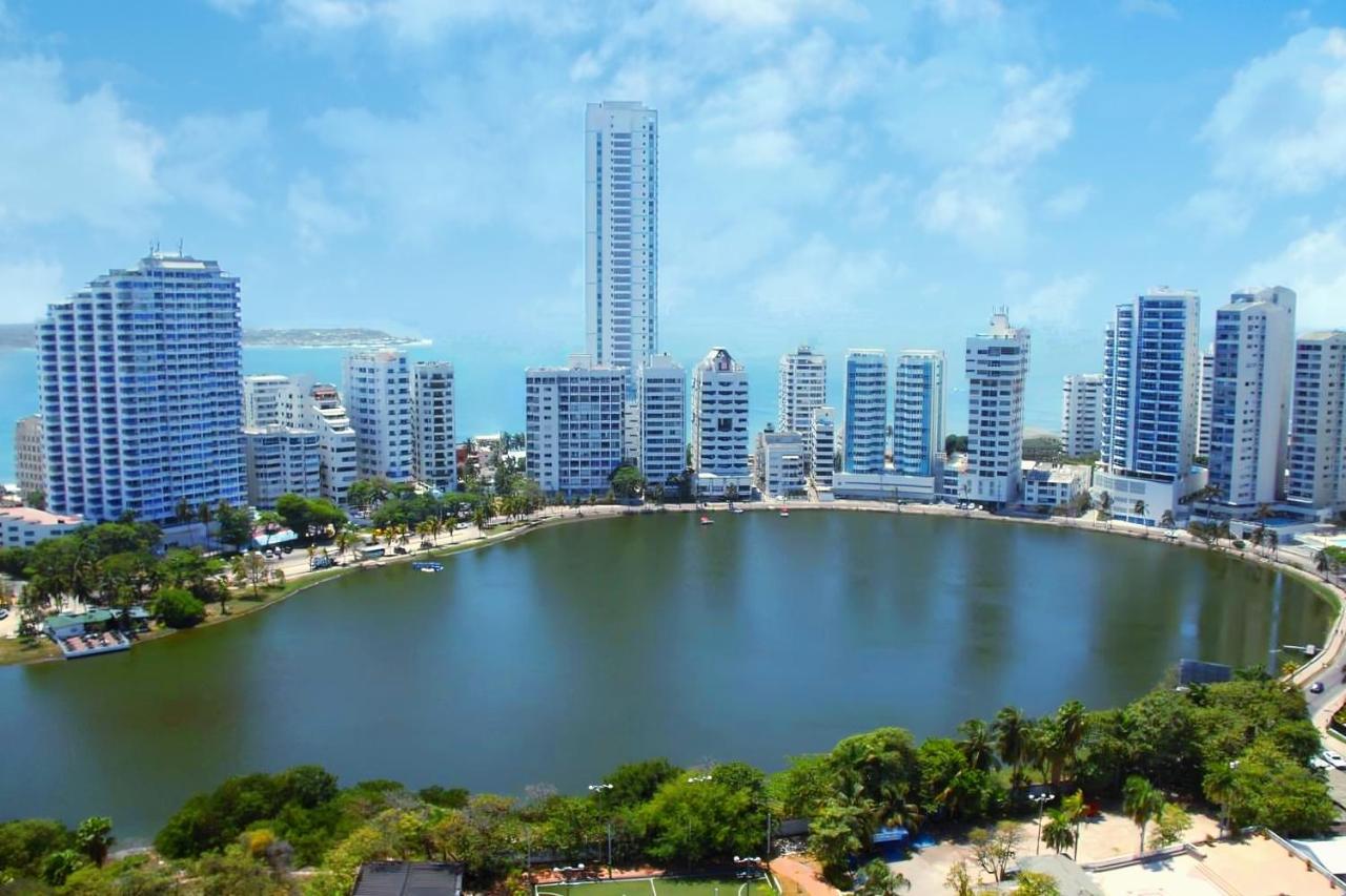 Apartamento De Lujo Con Vista Al Mar - Excelente Ubicacion Cartagena Екстер'єр фото