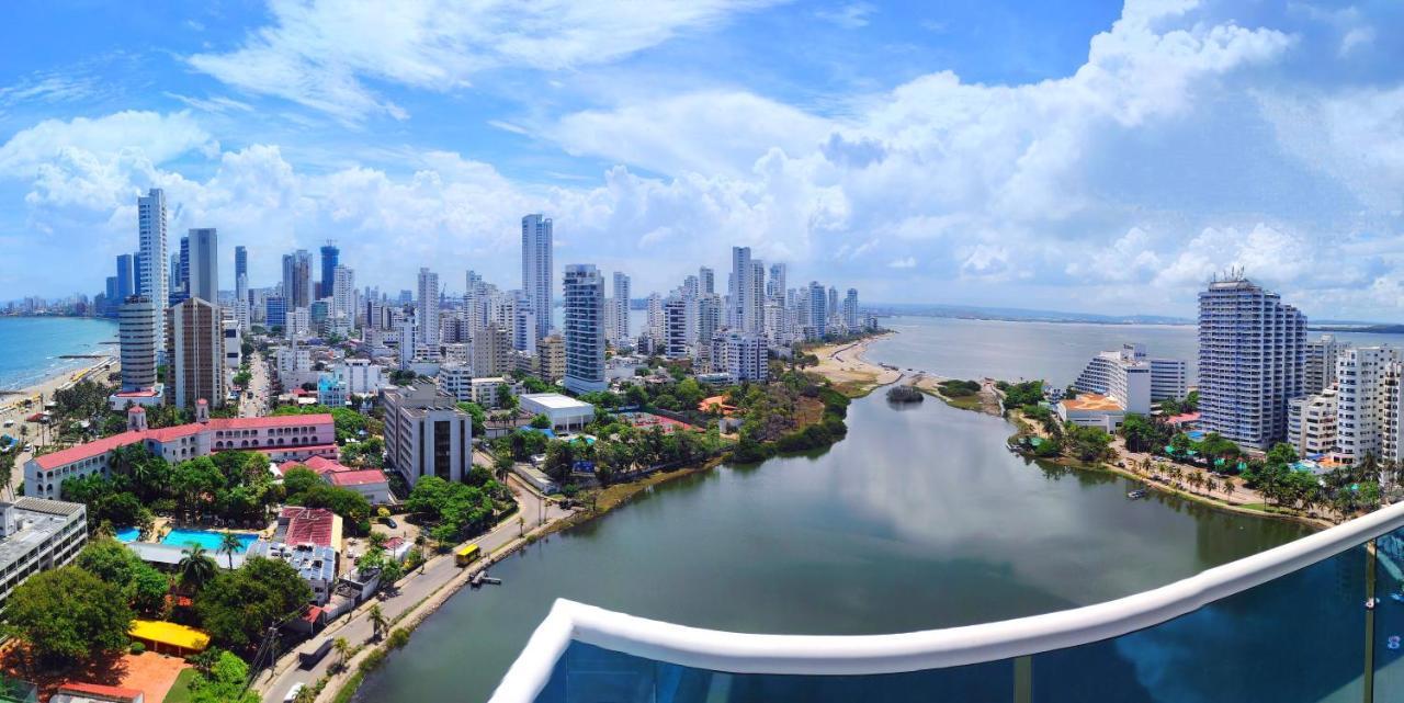 Apartamento De Lujo Con Vista Al Mar - Excelente Ubicacion Cartagena Екстер'єр фото