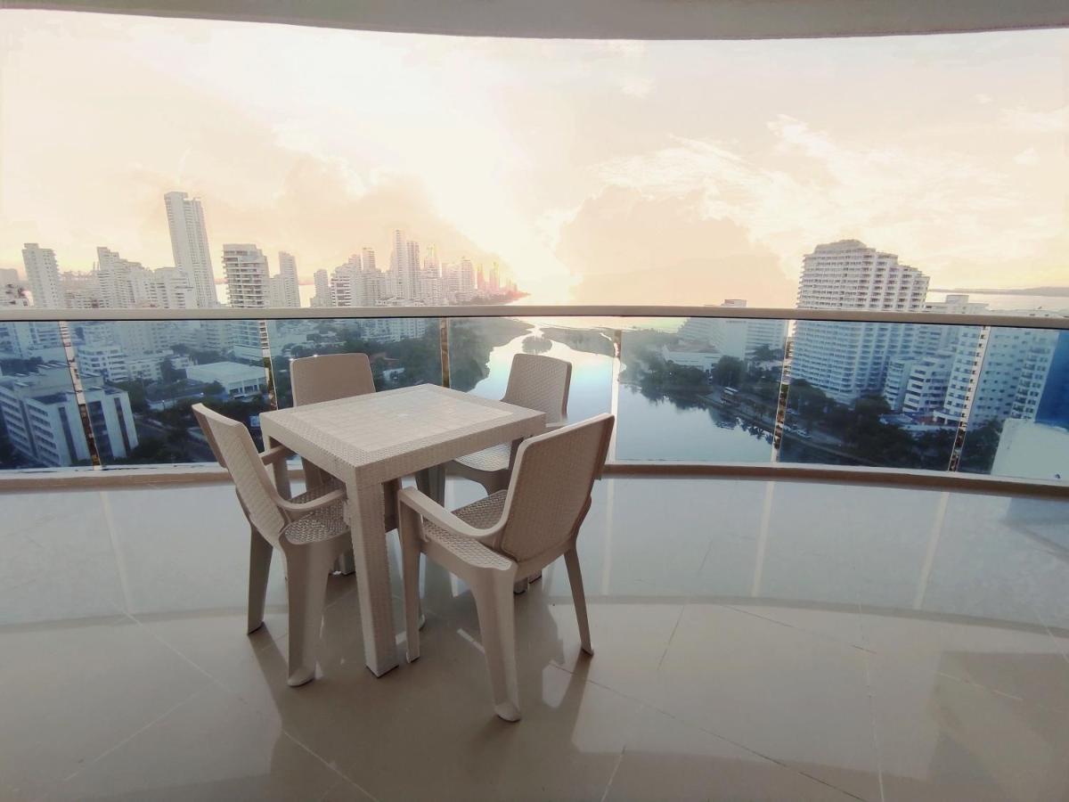 Apartamento De Lujo Con Vista Al Mar - Excelente Ubicacion Cartagena Екстер'єр фото